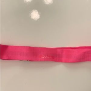 Adjustable lululemon headband